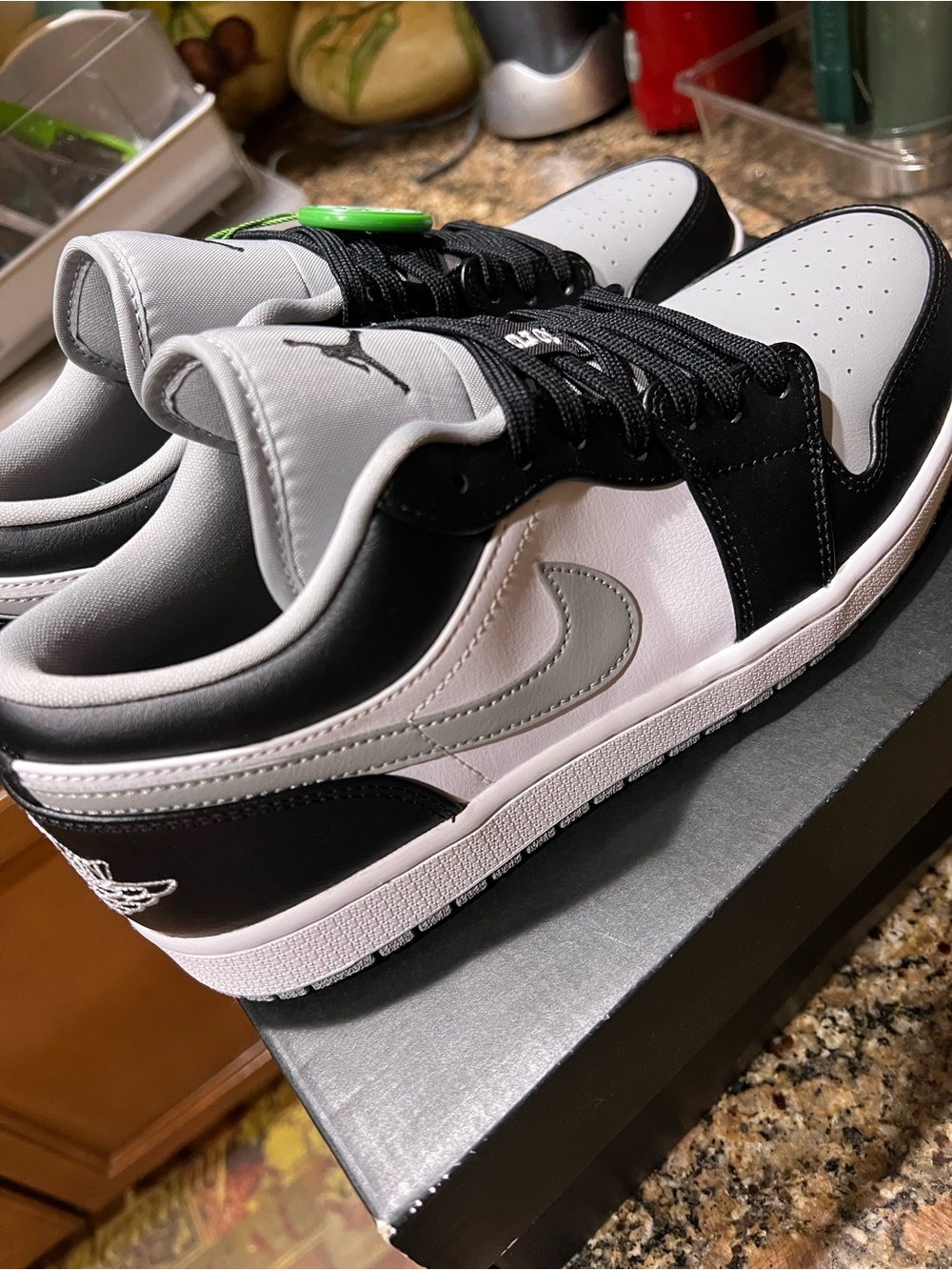 Nike Air Jordan 1 Low - Black, White & Grey